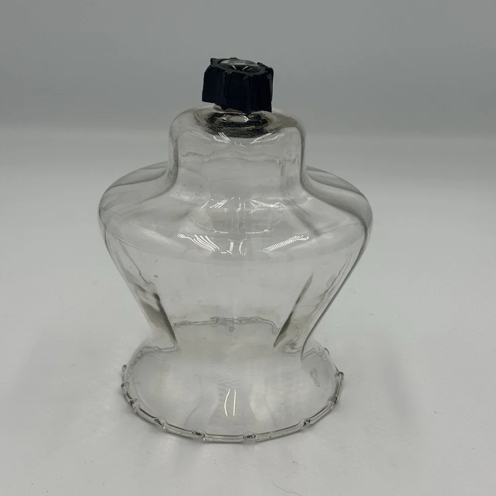 HOMCO Ruffled Crimped Clear Glass Votive Candle PEG‎ Sconce